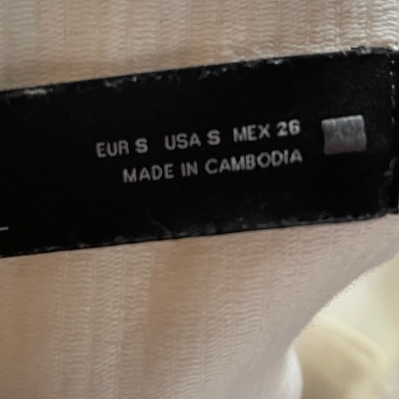 25”PTP boxy corduroy shirt or shacket!! Cream - Picture 9 of 9